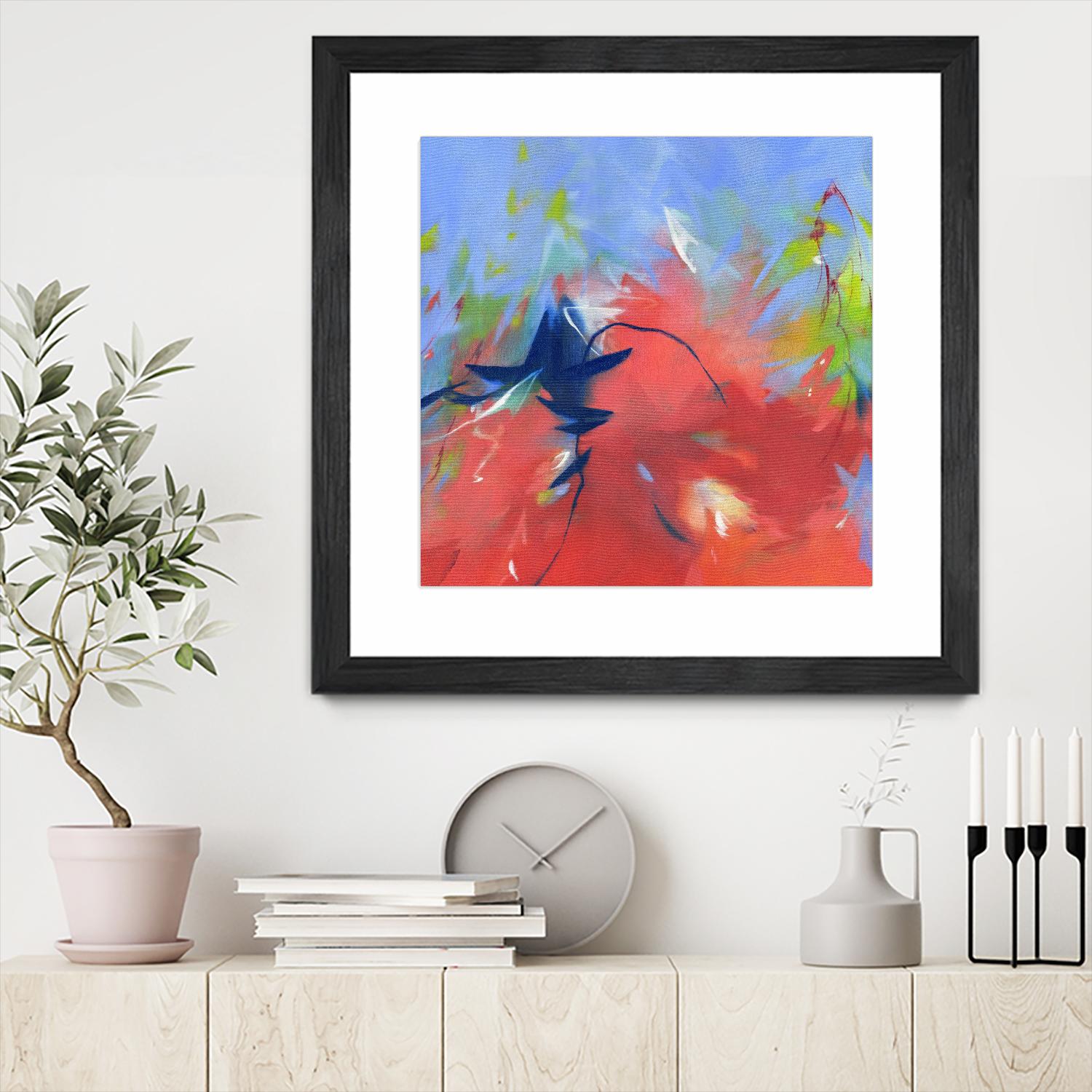 Bonfire by Elisa Sheehan on GIANT ART - multicolor abstracts; contemporary