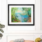 Eternal Summer by Angela Saxon on GIANT ART - multicolor coastal; landscapes; contemporary