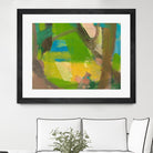Lime Yellow Fragment 10 by Angela Saxon on GIANT ART - multicolor abstracts; contemporary