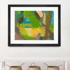 Lime Yellow Fragment 10 by Angela Saxon on GIANT ART - multicolor abstracts; contemporary