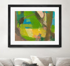 Lime Yellow Fragment 10 by Angela Saxon on GIANT ART - multicolor abstracts; contemporary