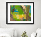 Lime Yellow Fragment 10 by Angela Saxon on GIANT ART - multicolor abstracts; contemporary