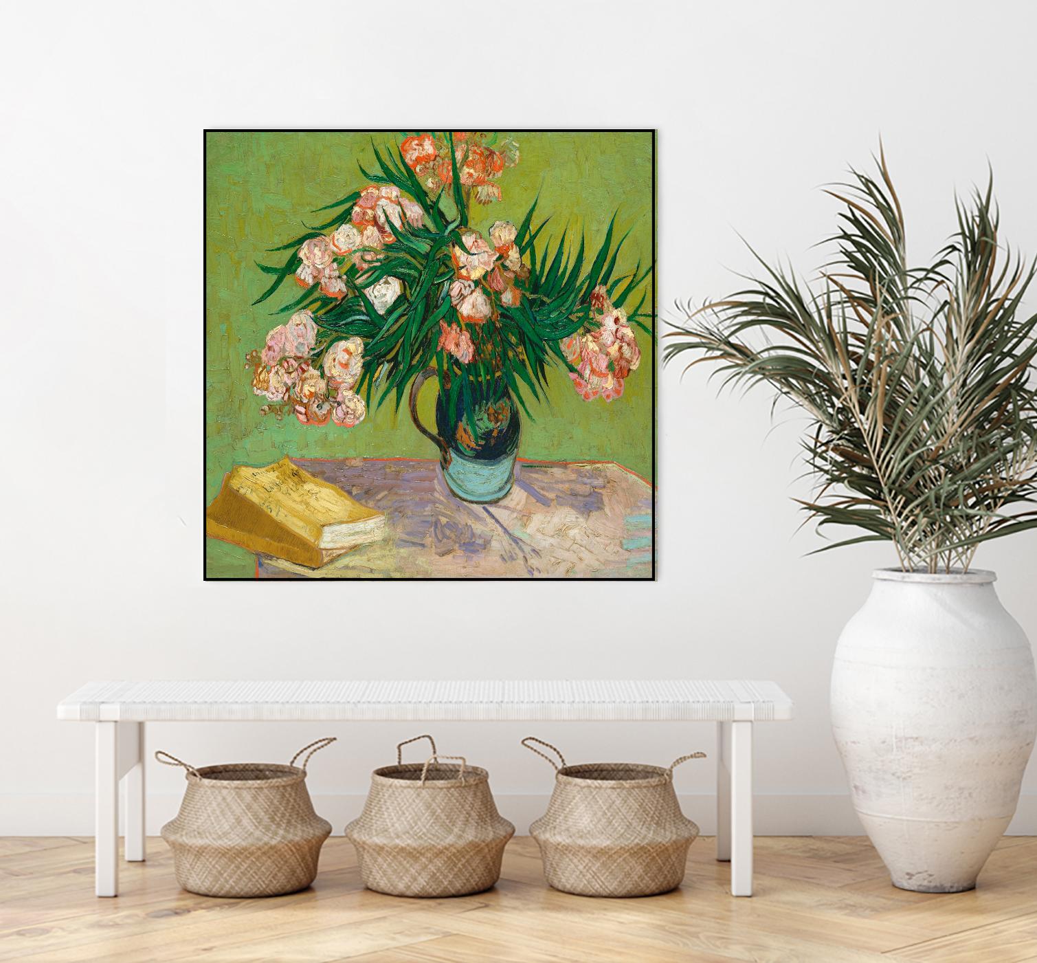 Oleanders, 1888 by Vincent Van Gogh on GIANT ART - multi floral/still life, museum, flowers, post-impressionism