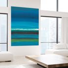 Night Coast One by Jan Weiss on GIANT ART - green abstract