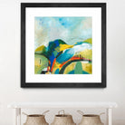 Alpine No. 1 by Jan Weiss on GIANT ART - multicolor landscapes; contemporary; abstracts