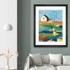 Western Edge by Jan Weiss on GIANT ART - multicolor landscapes; contemporary; abstracts