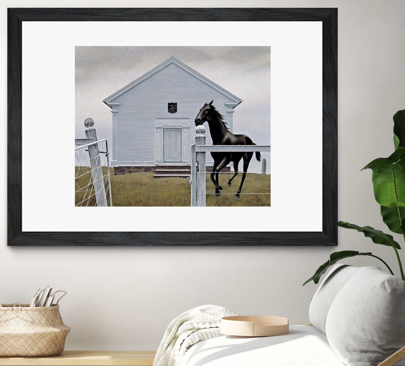 Church and Horse, 1964 by Alex Colville on GIANT ART - masters