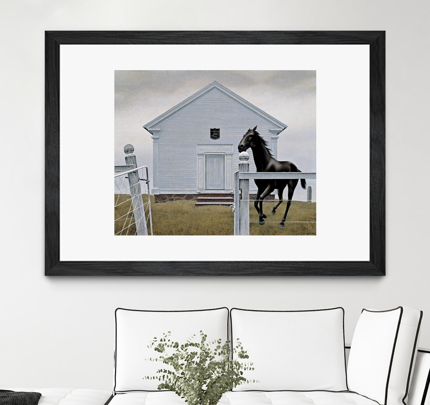 Church and Horse, 1964 by Alex Colville on GIANT ART - masters