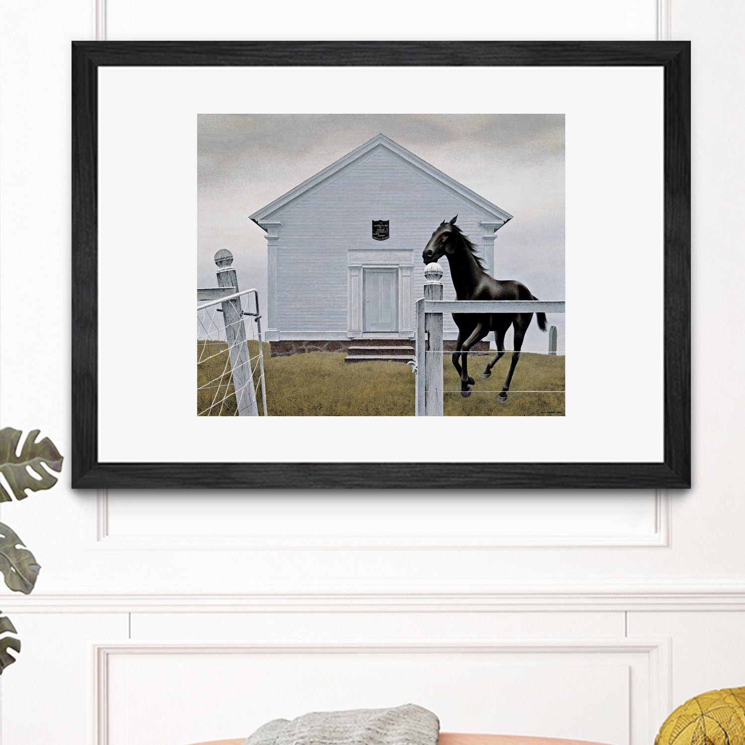 Church and Horse, 1964 by Alex Colville on GIANT ART - masters