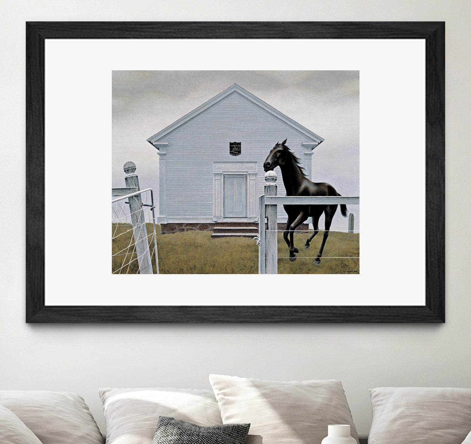 Church and Horse, 1964 by Alex Colville on GIANT ART - masters