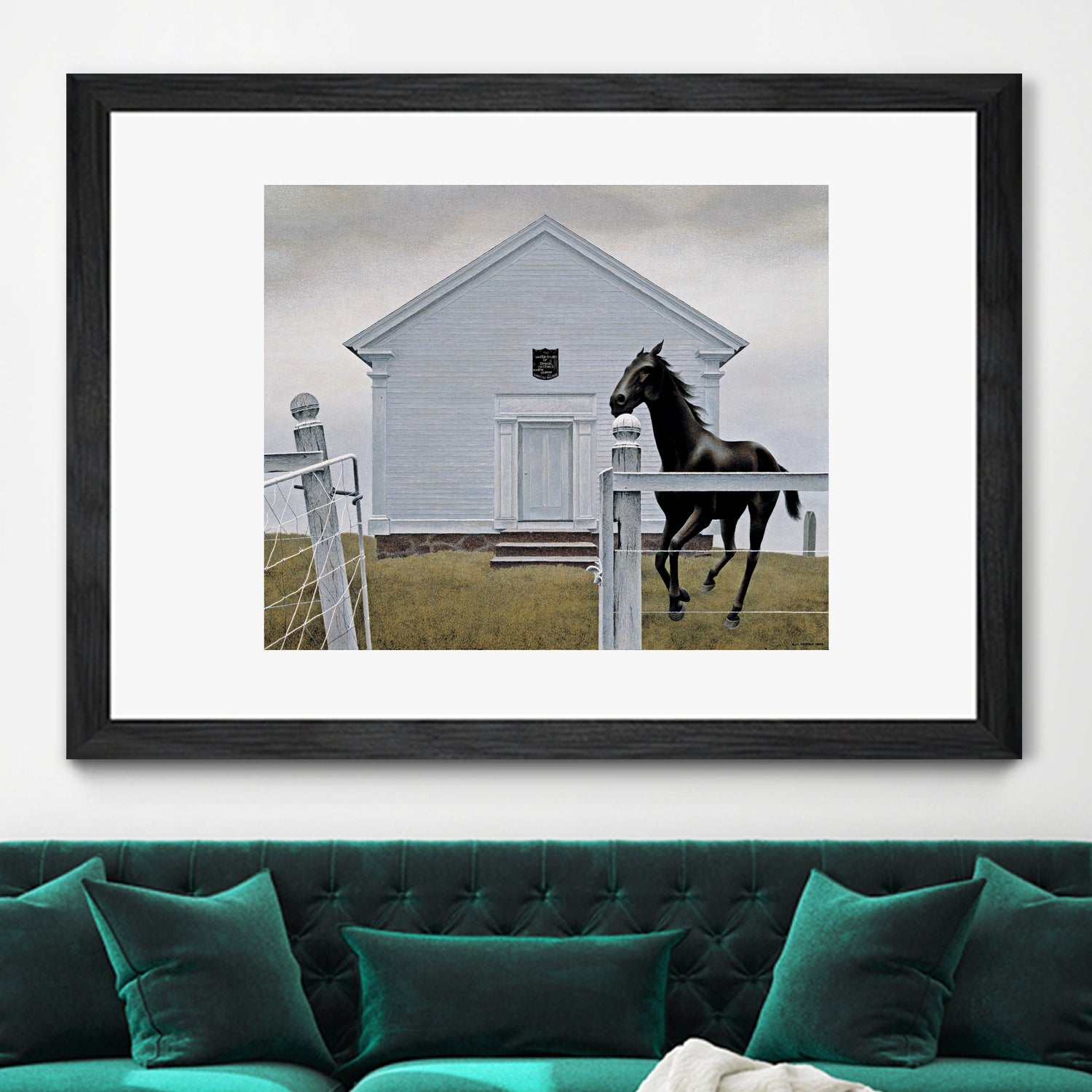 Church and Horse, 1964 by Alex Colville on GIANT ART - masters