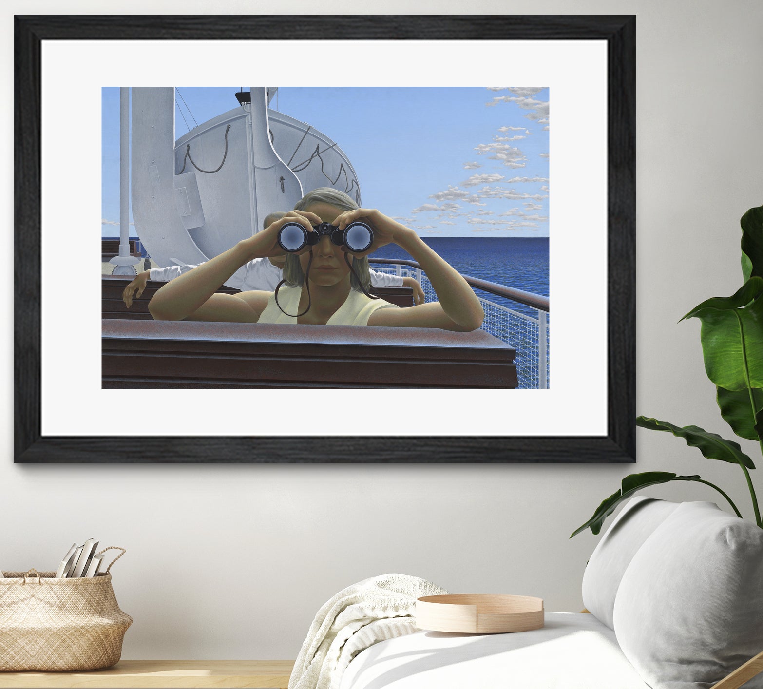 To Prince Edward Island, 1965 by Alex Colville on GIANT ART - blue figurative
