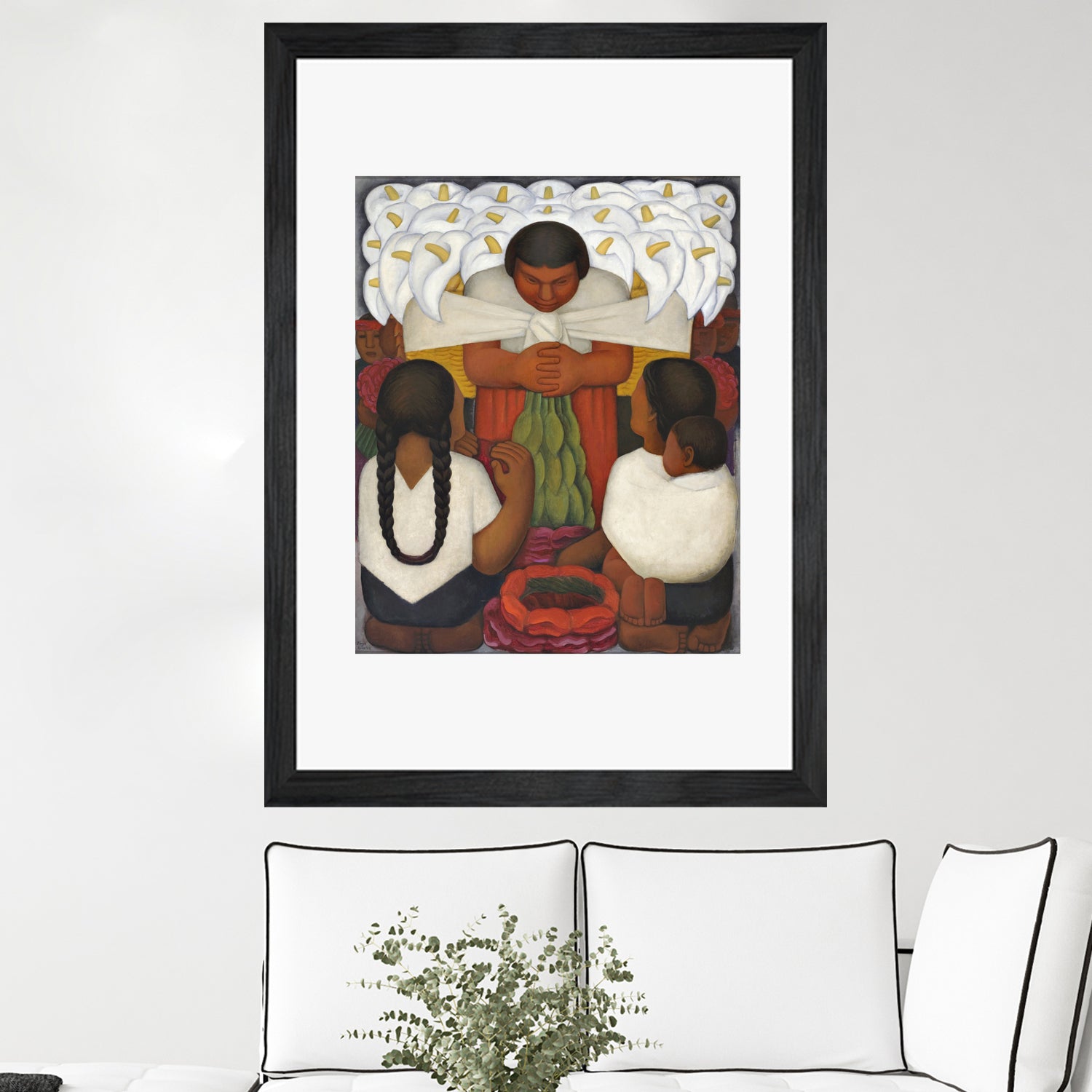 Flower Day, 1925 by Diego Rivera on GIANT ART - botanical