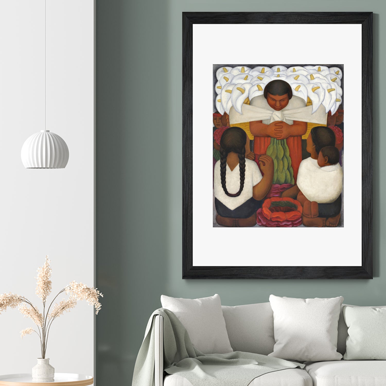 Flower Day, 1925 by Diego Rivera on GIANT ART - botanical