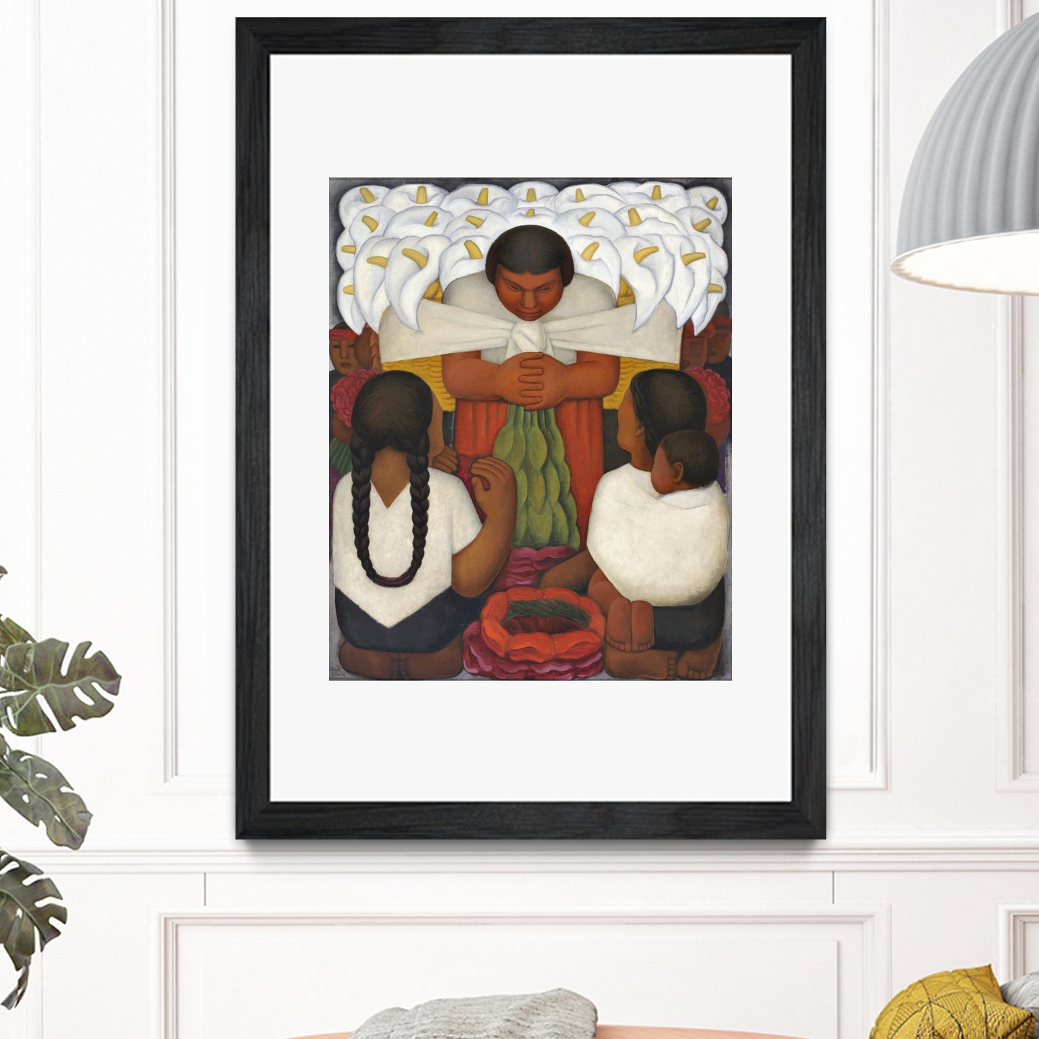 Flower Day, 1925 by Diego Rivera on GIANT ART - botanical