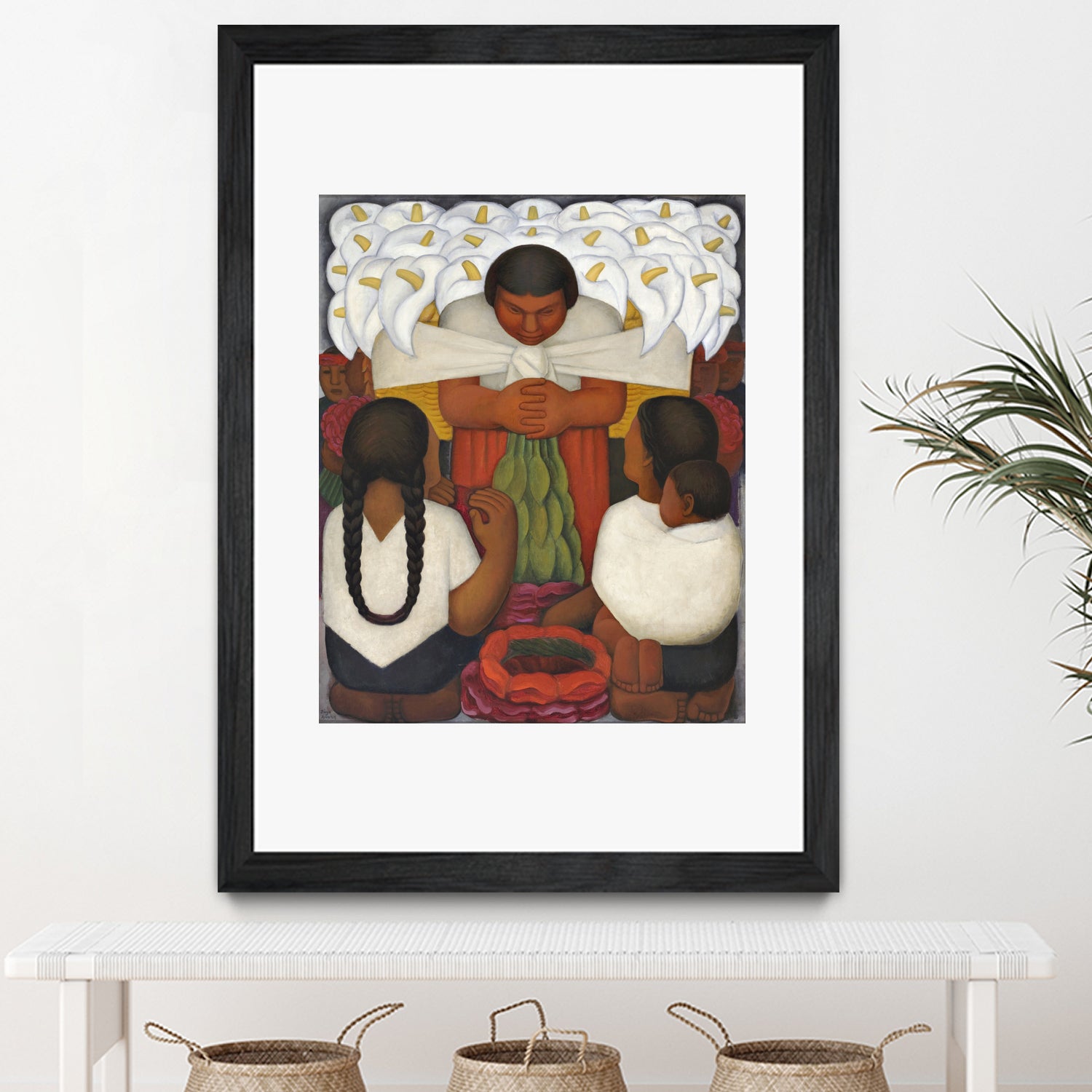 Flower Day, 1925 by Diego Rivera on GIANT ART - botanical