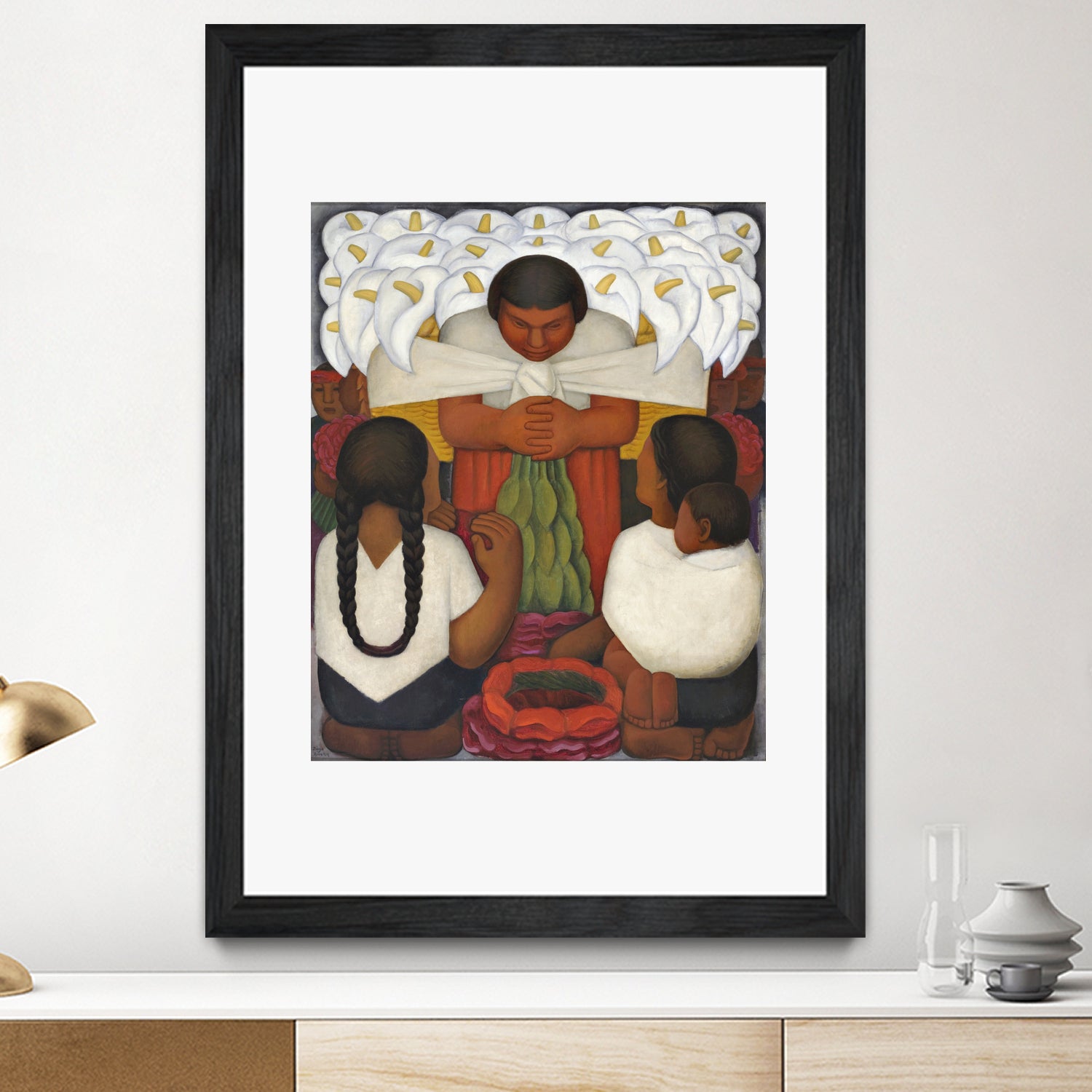 Flower Day, 1925 by Diego Rivera on GIANT ART - botanical