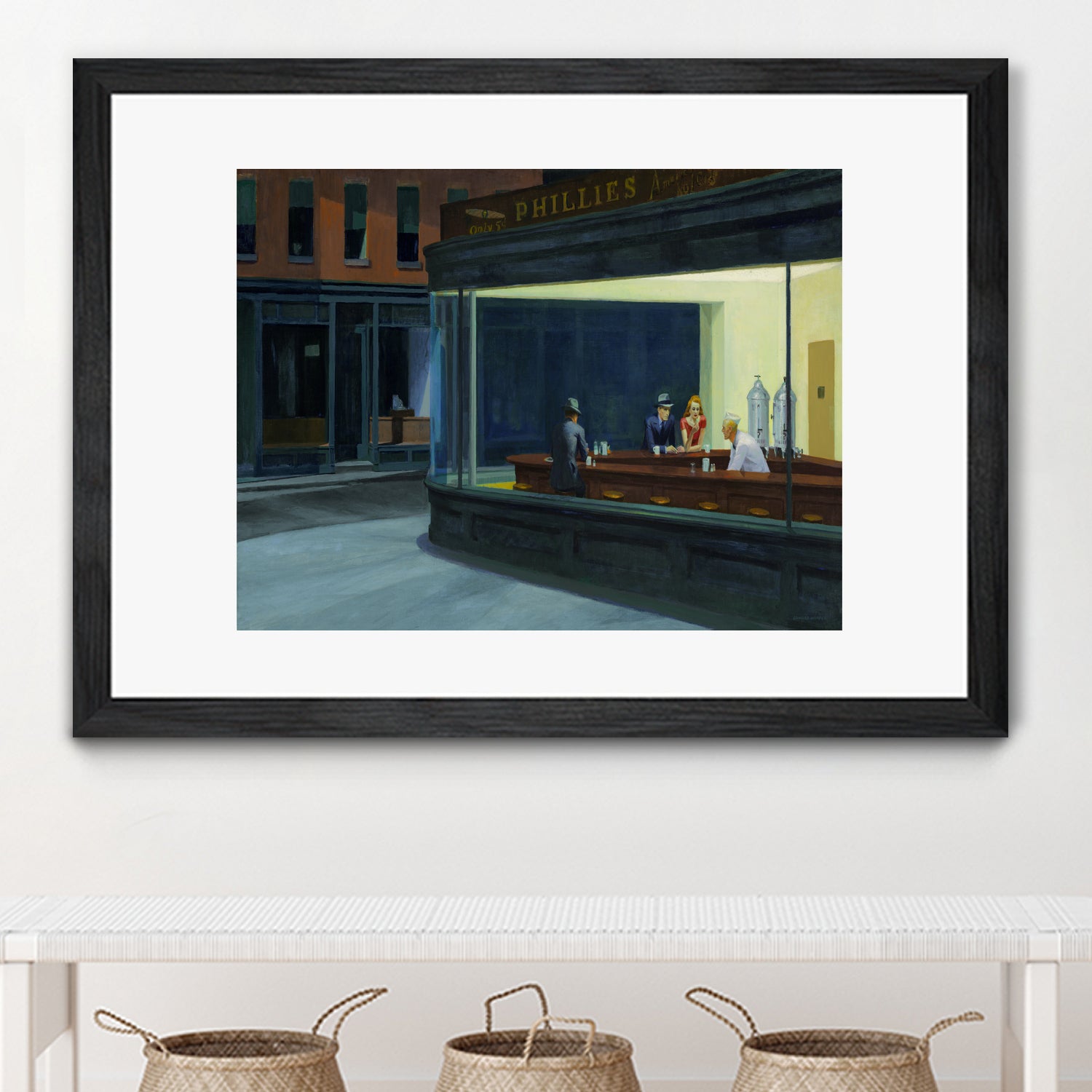 Nighthawks, 1942 by Edward Hopper on GIANT ART - masters