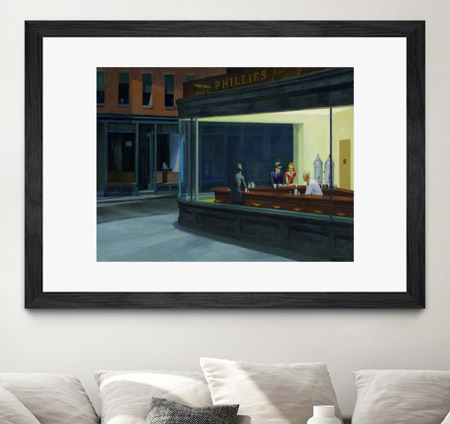 Nighthawks, 1942 by Edward Hopper on GIANT ART - masters