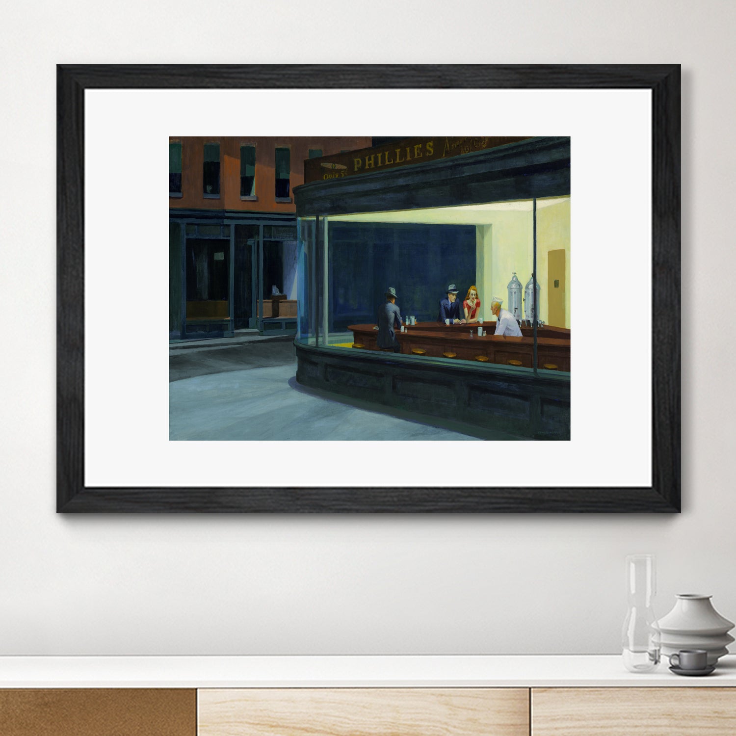 Nighthawks, 1942 by Edward Hopper on GIANT ART - masters