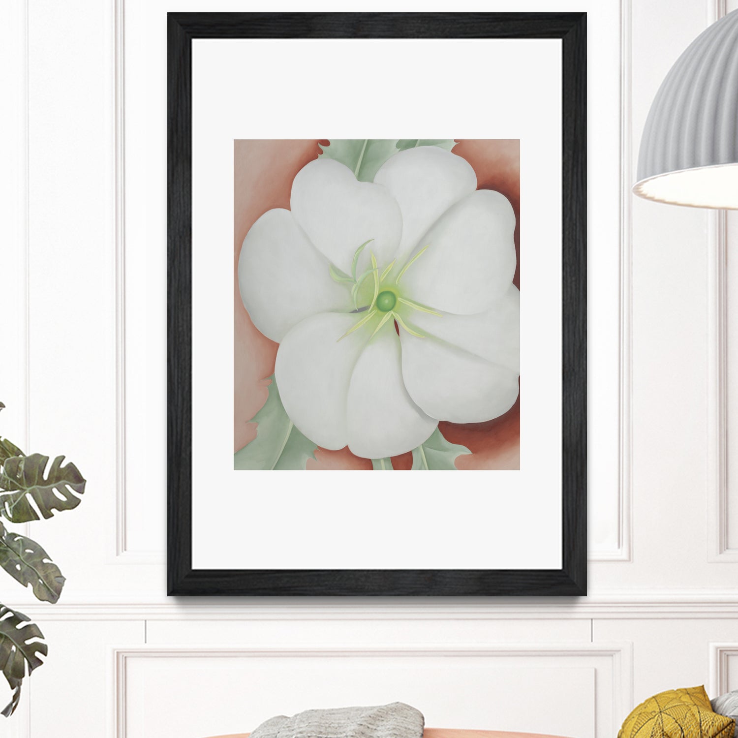 White Flower on Red Earth, No.1, 1943 by Georgia  O'keeffe on GIANT ART - botanical