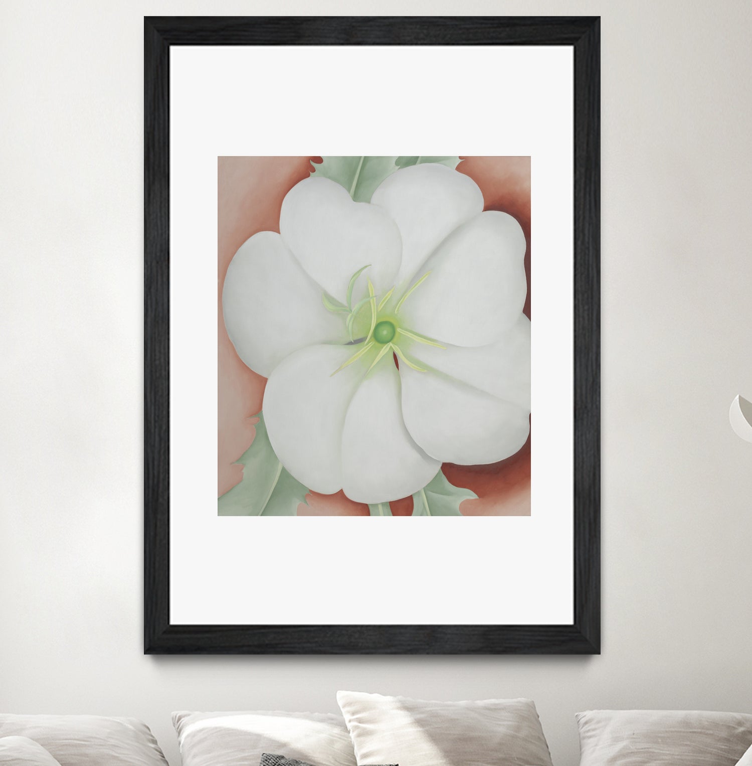 White Flower on Red Earth, No.1, 1943 by Georgia  O'keeffe on GIANT ART - botanical