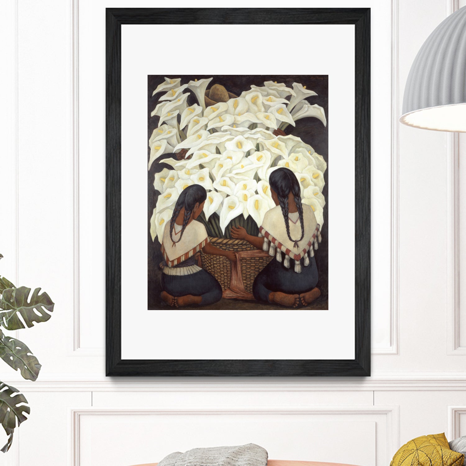 Calla Lily Vendor, 1943 by Diego Rivera on GIANT ART - masters