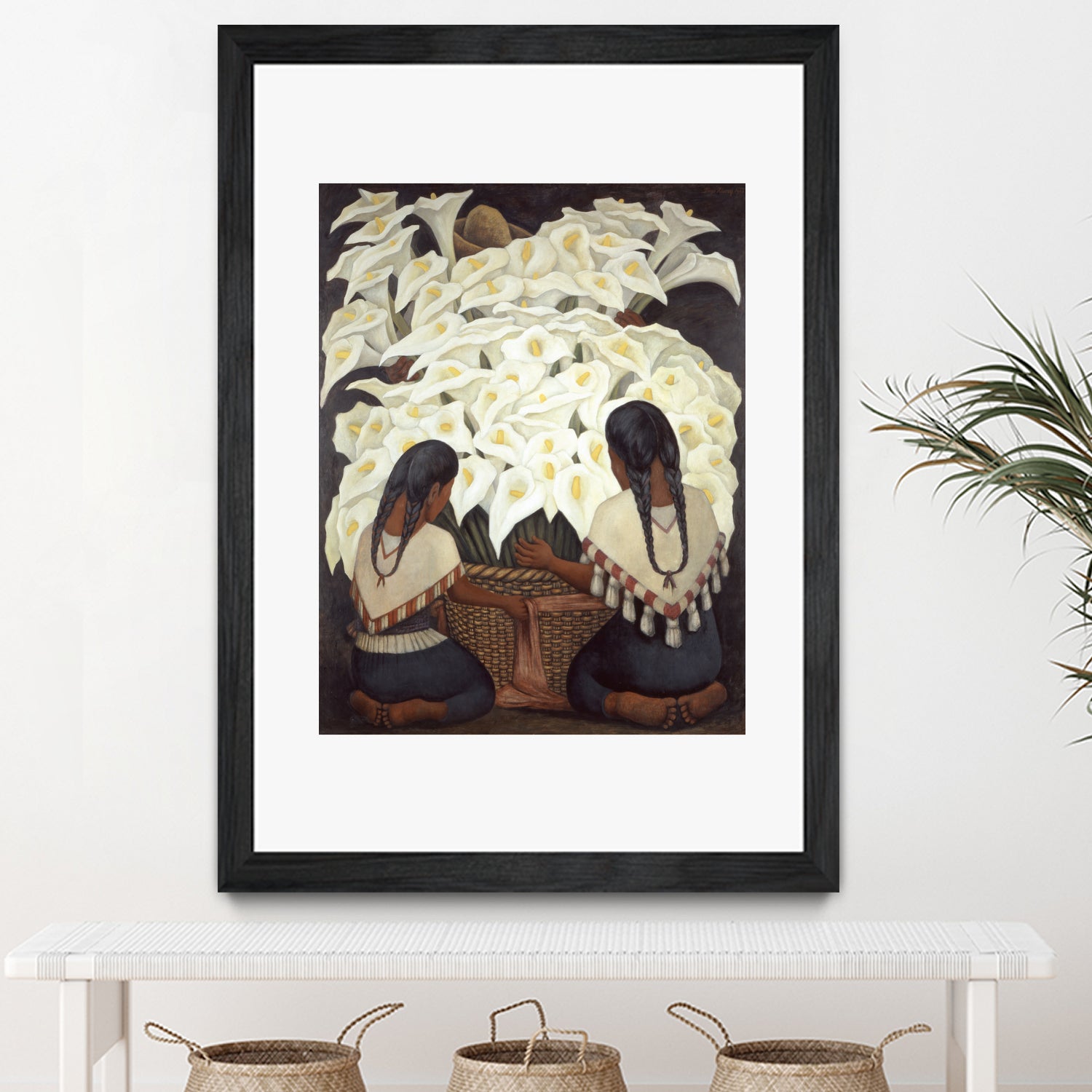 Calla Lily Vendor, 1943 by Diego Rivera on GIANT ART - masters
