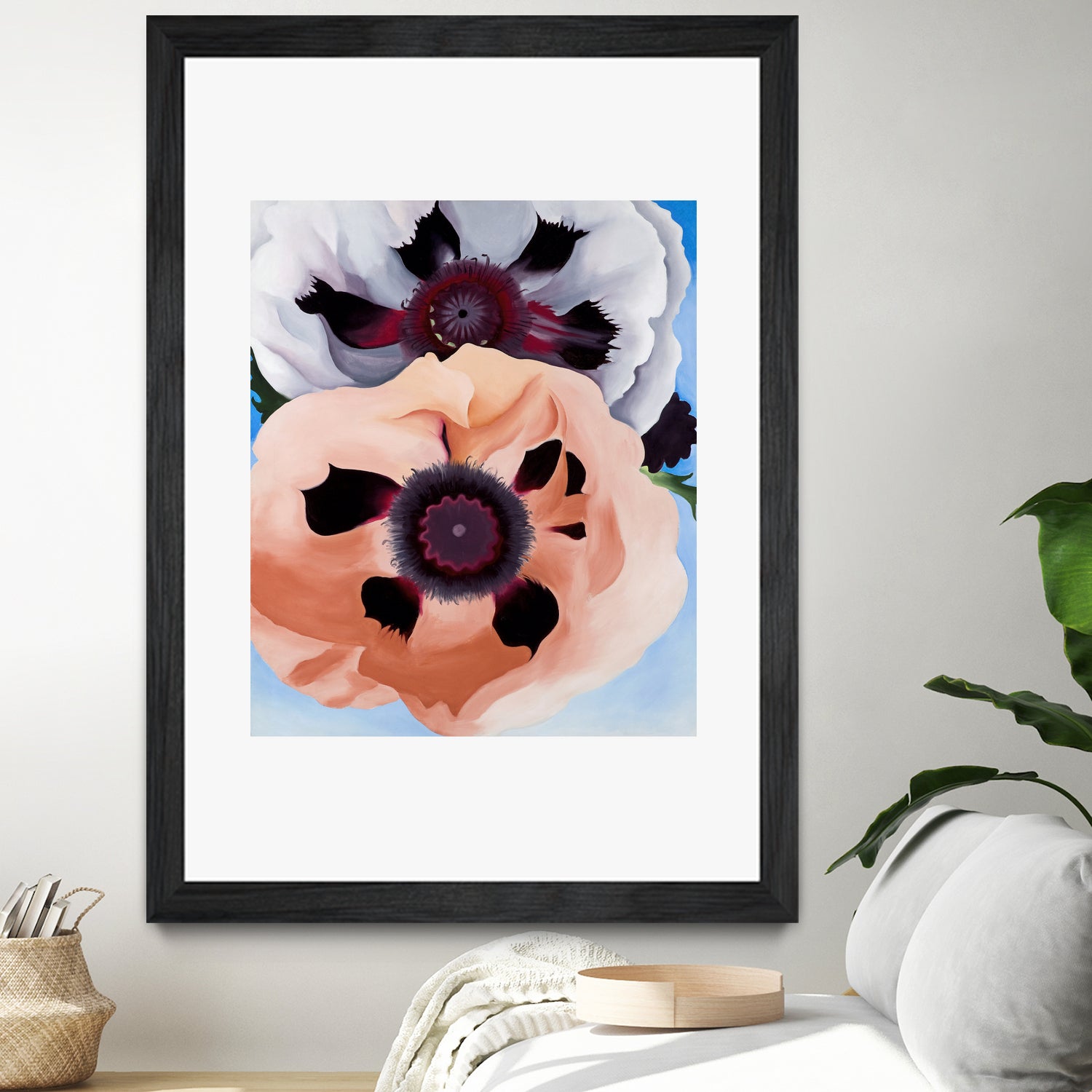 Poppies, 1950 by Georgia O'keeffe on GIANT ART - bleue botanical