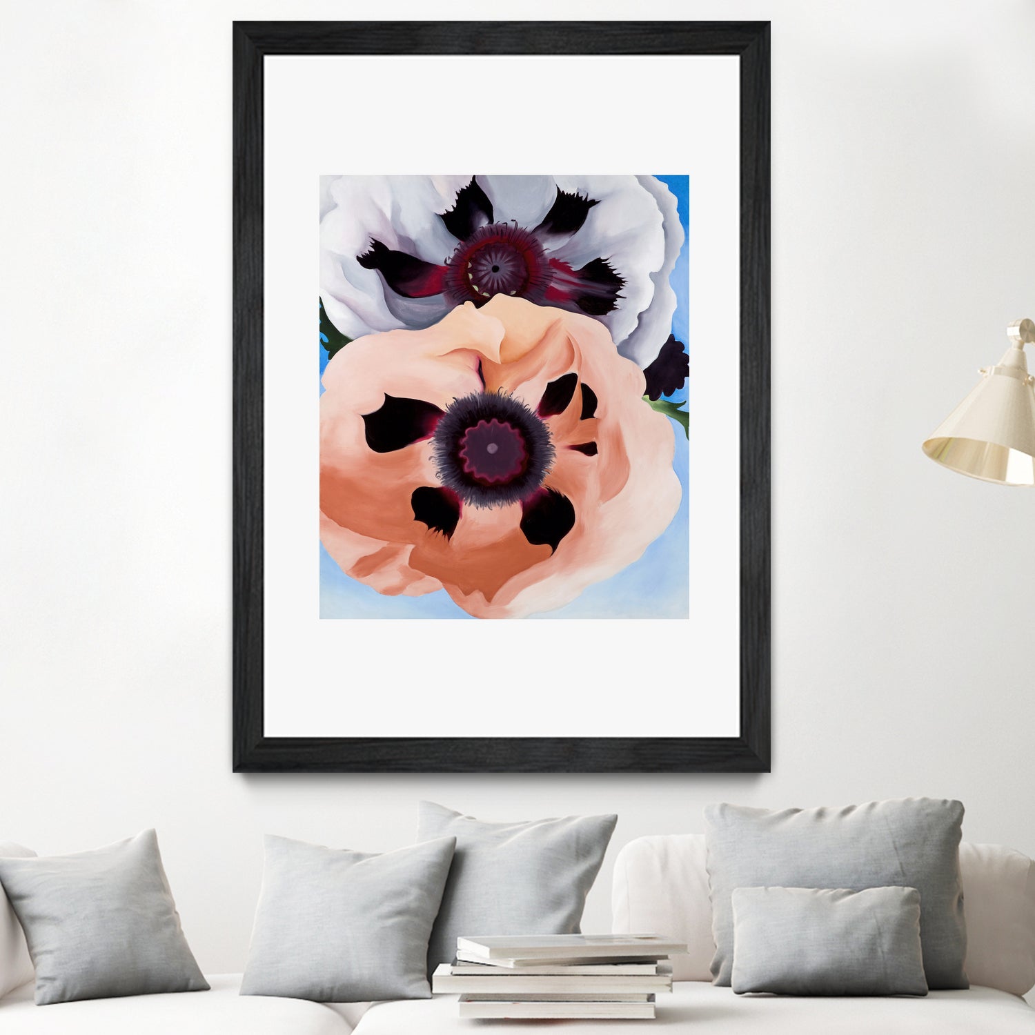 Poppies, 1950 by Georgia O'keeffe on GIANT ART - bleue botanical