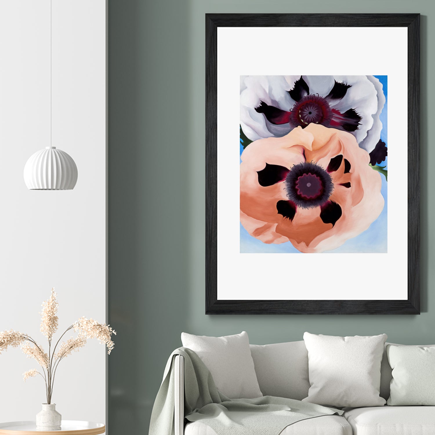 Poppies, 1950 by Georgia O'keeffe on GIANT ART - bleue botanical