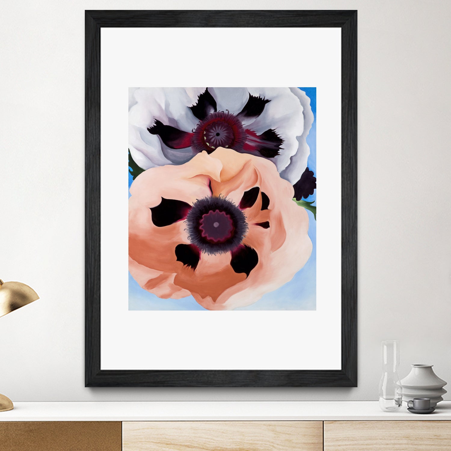 Poppies, 1950 by Georgia O'keeffe on GIANT ART - bleue botanical