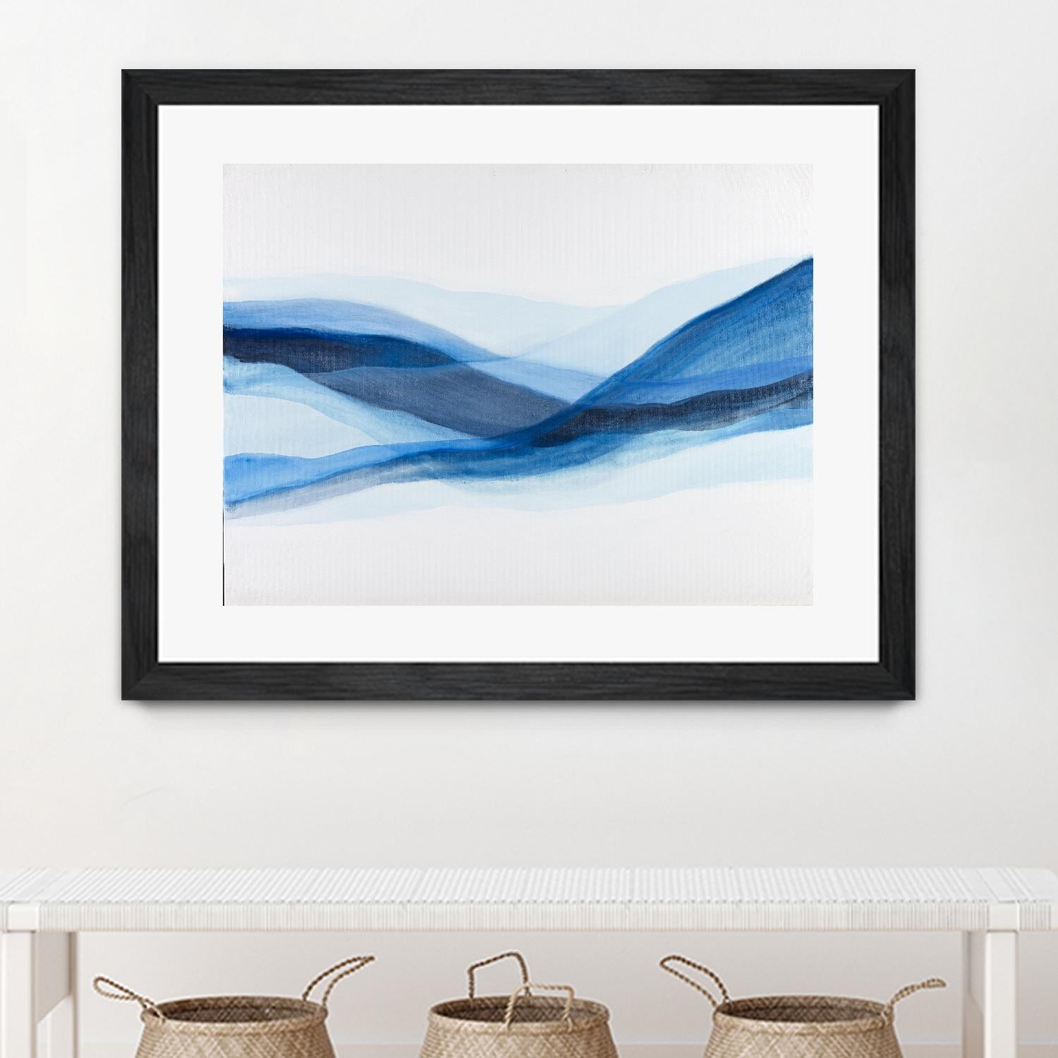BALEINE by Marvin on GIANT ART - blue abstract