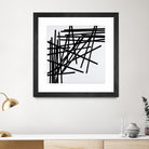 ALUMETTES by Marvin on GIANT ART - white black & white sticks