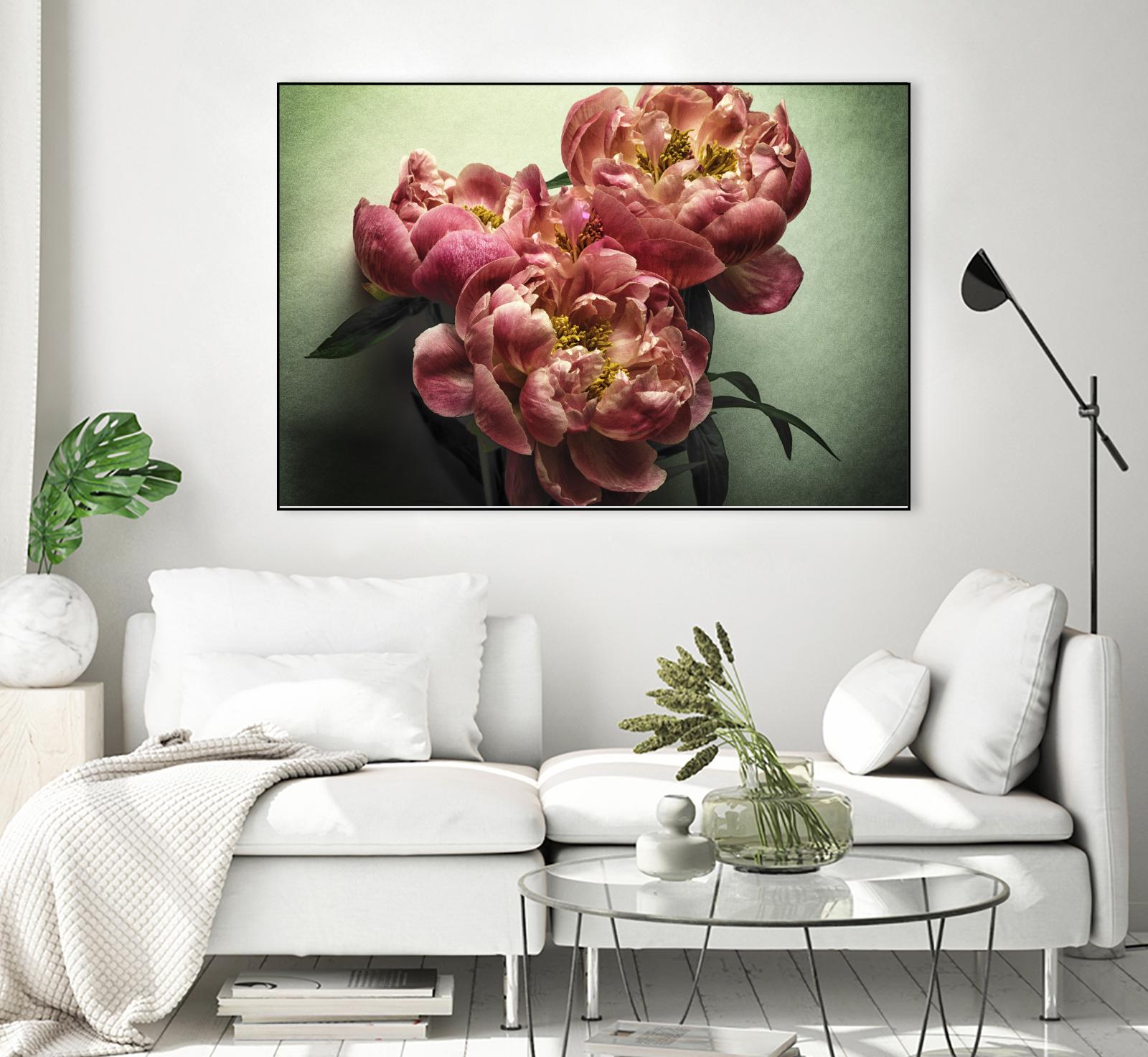 Standing in the Sun II by Jennifer Beavers on GIANT ART - green floral