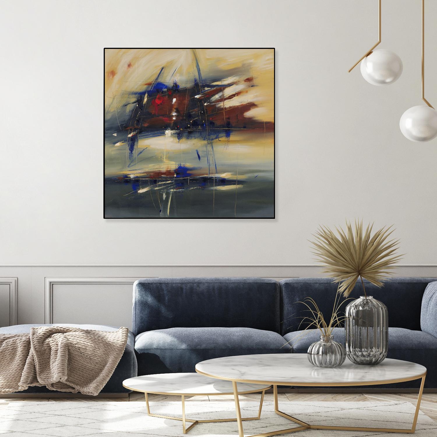 I Carry Your Heart by Cynthia Ligeros on GIANT ART - red abstract