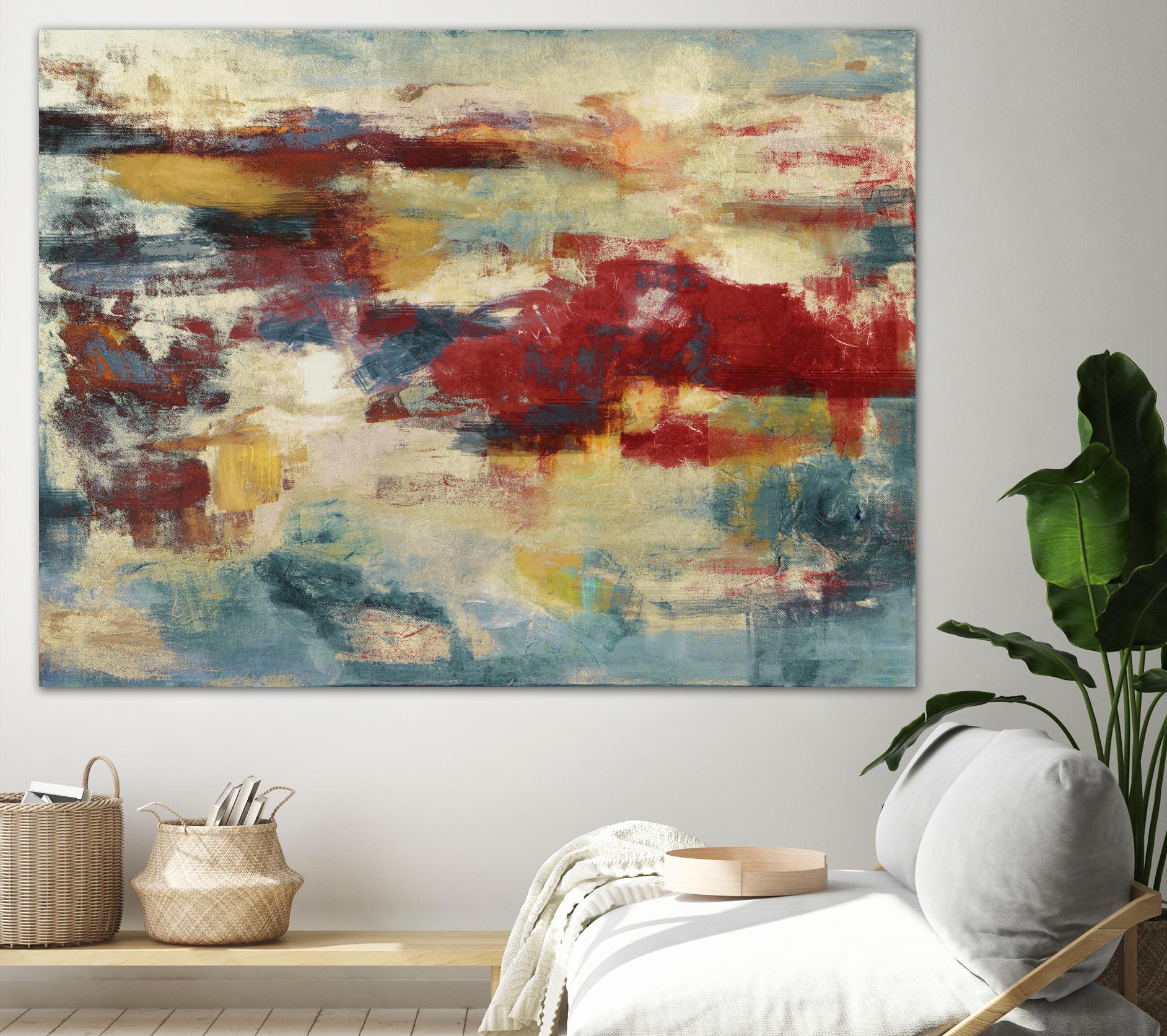 Path of Light by Christina Madden on GIANT ART - blue abstract