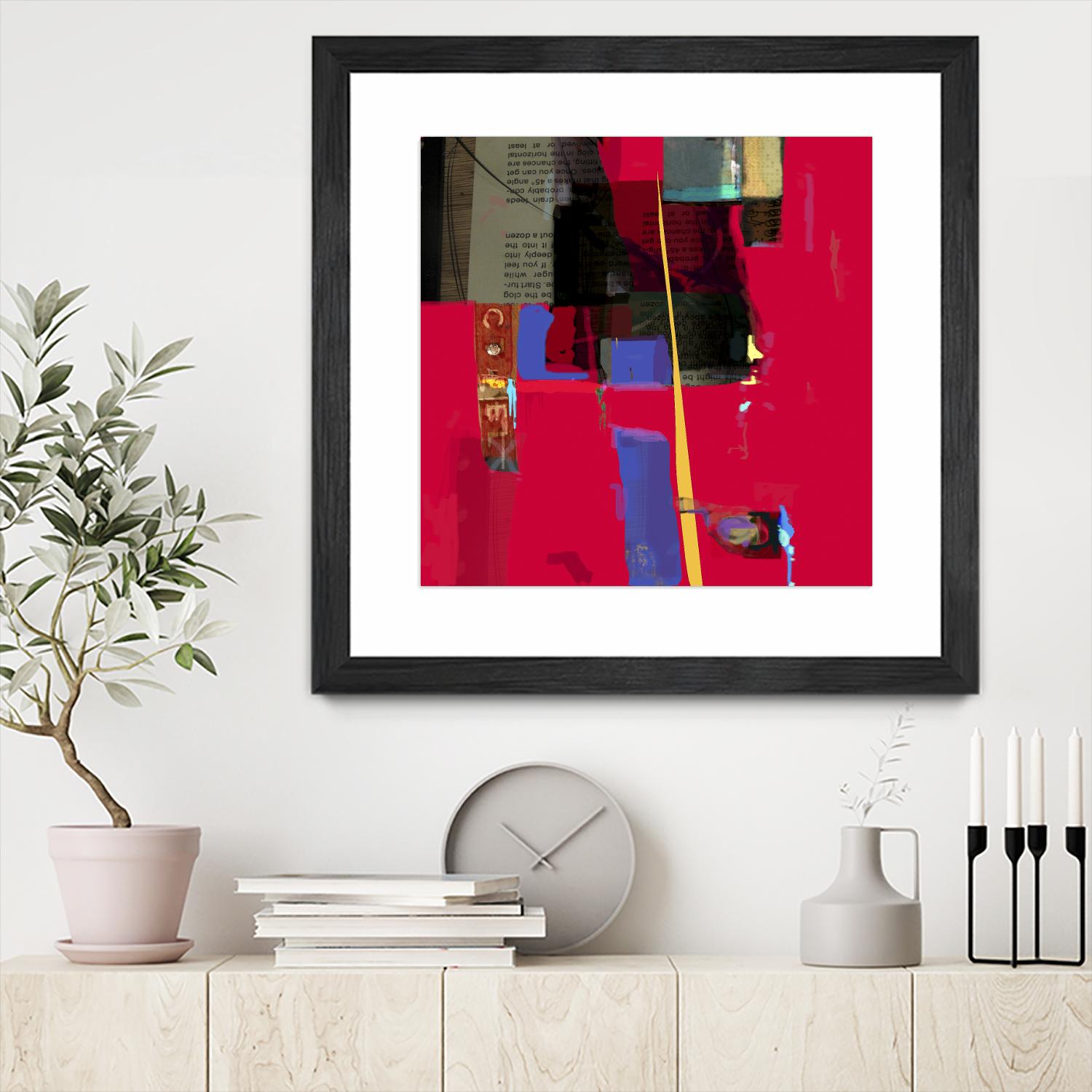 Memories II by Daniel Tollas on GIANT ART - purple abstract