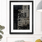 Greek to Me I by Enrico Varrasso on GIANT ART - grey abstract