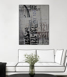 Greek to Me XX by Enrico Varrasso on GIANT ART - black abstract