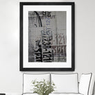 Greek to Me XX by Enrico Varrasso on GIANT ART - black abstract