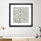 Botany I by Eva Watts on GIANT ART - beige floral