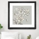 Botany I by Eva Watts on GIANT ART - beige floral