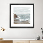 Beautiful Bay by Eva Watts on GIANT ART - blue abstract vacation