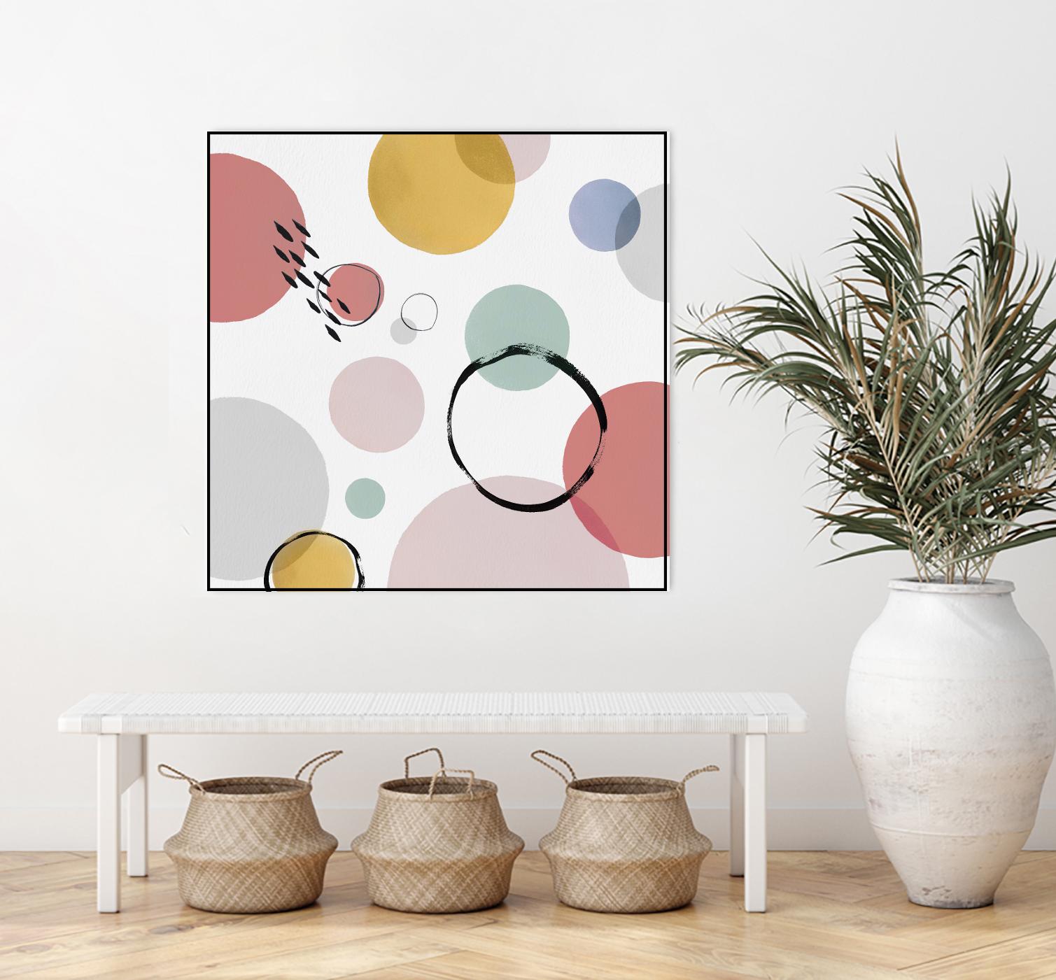 Colour Motion I by Isabelle Z on GIANT ART - red abstract