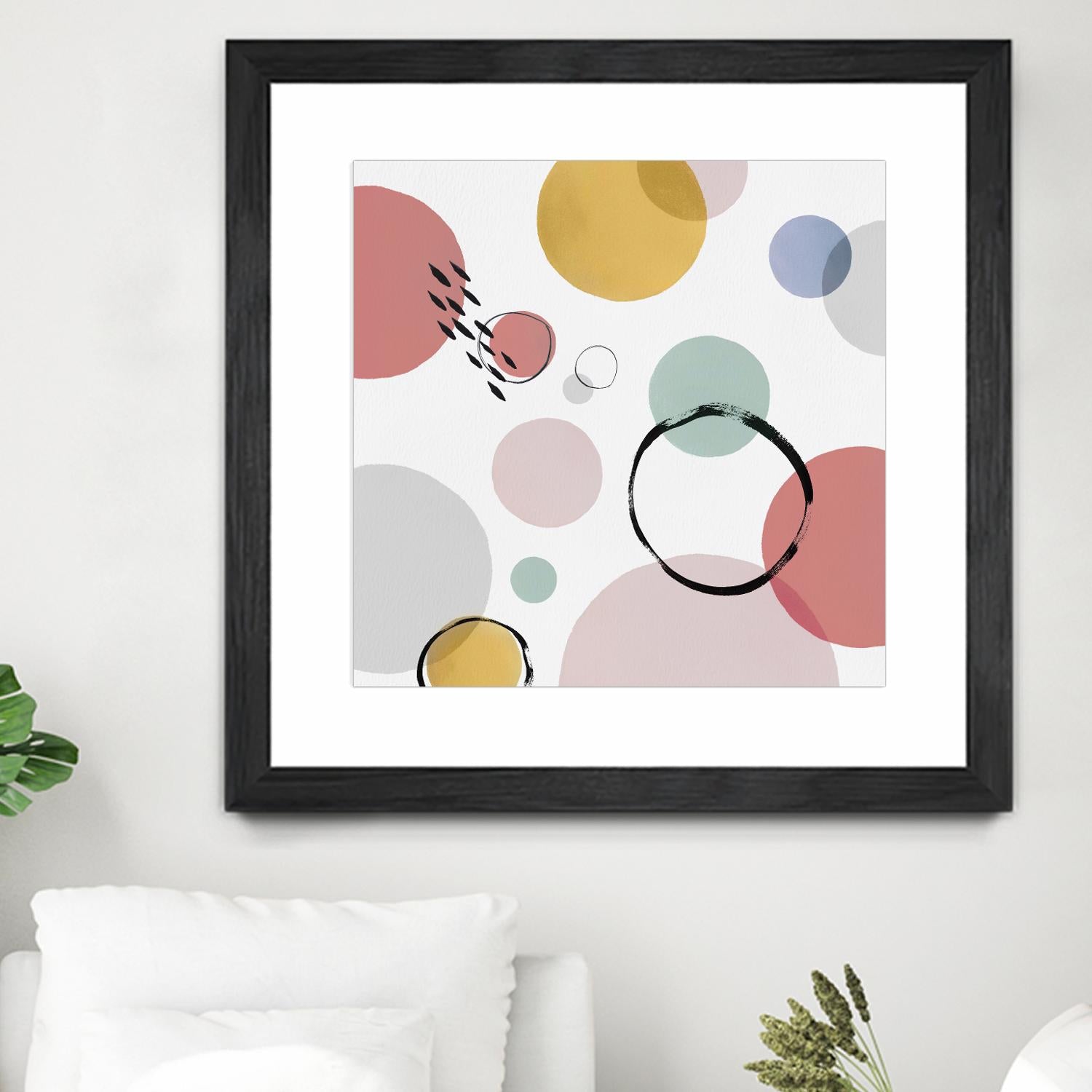 Colour Motion I by Isabelle Z on GIANT ART - red abstract
