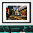Times Square Rays of Light IV by Guilliame Gaudet on GIANT ART - yellow city scene