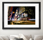 Times Square Rays of Light VI by Guilliame Gaudet on GIANT ART - yellow city scene