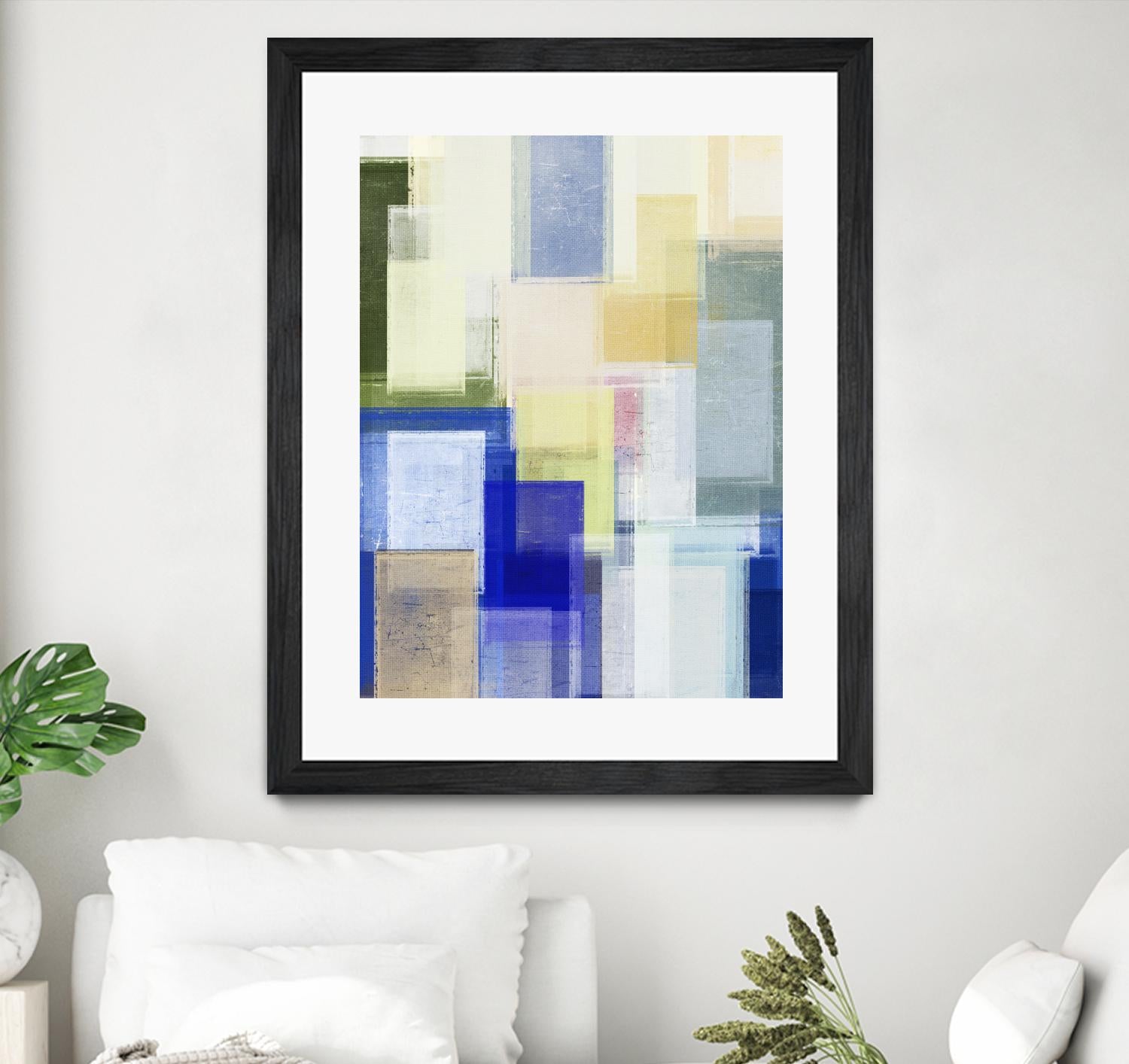 Next Time by Jenn Jorgensen on GIANT ART - blue abstract