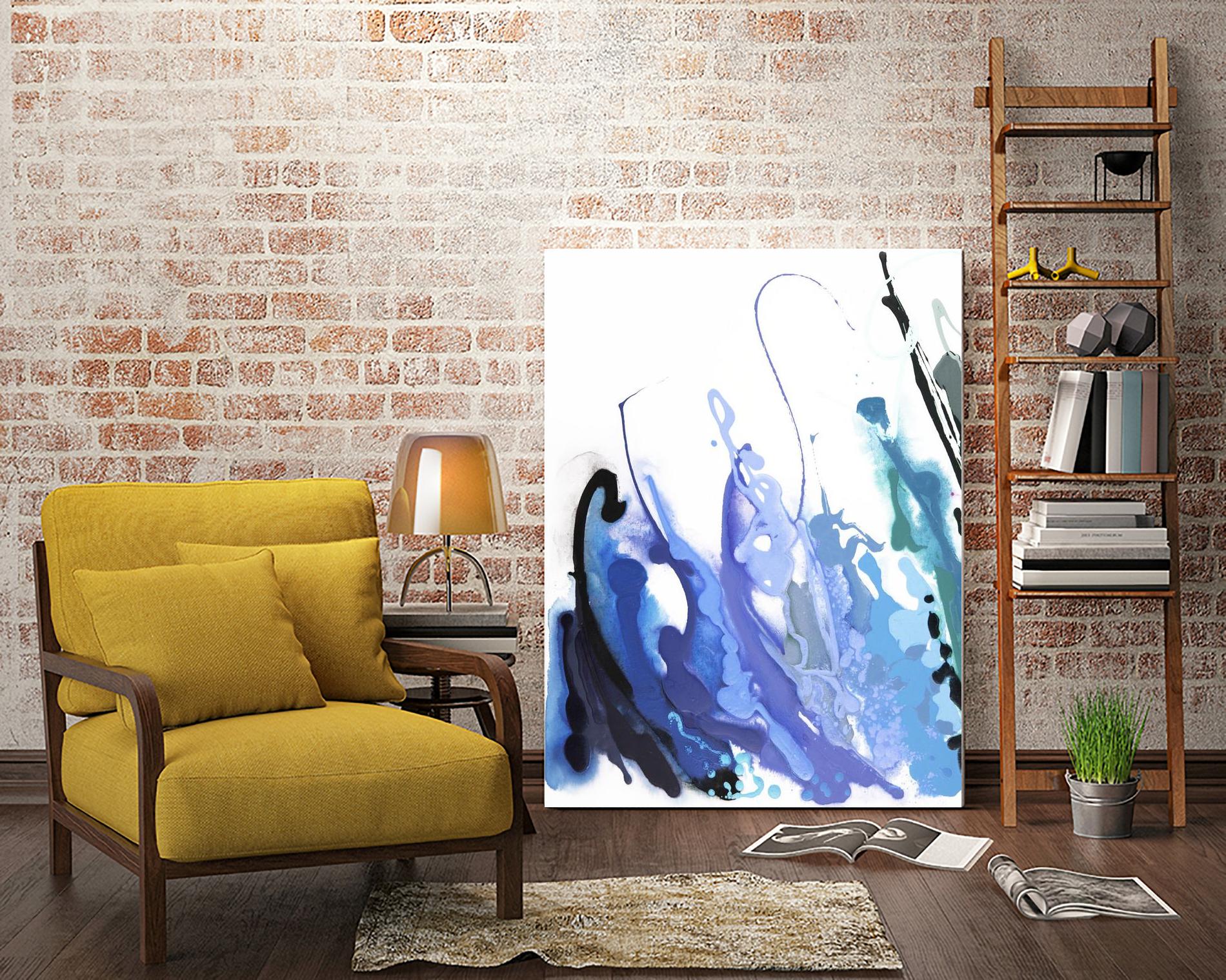 Reaching for the Sky by Joan Marie on GIANT ART - purple abstract